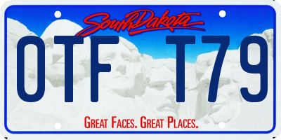 SD license plate 0TFT79