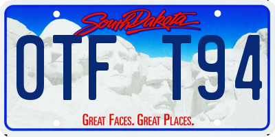 SD license plate 0TFT94