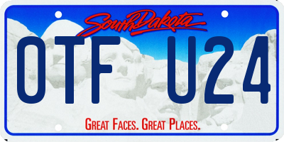 SD license plate 0TFU24