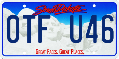 SD license plate 0TFU46