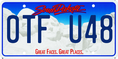 SD license plate 0TFU48