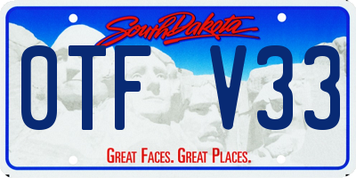 SD license plate 0TFV33