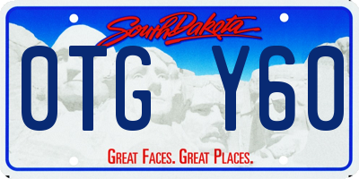 SD license plate 0TGY60