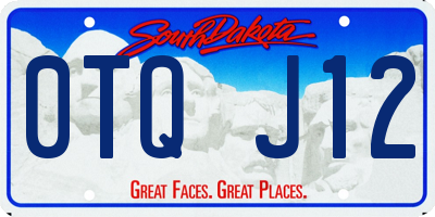SD license plate 0TQJ12