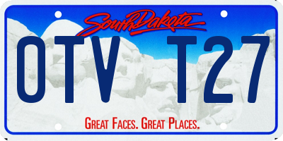 SD license plate 0TVT27