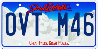 SD license plate 0VTM46