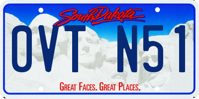 SD license plate 0VTN51