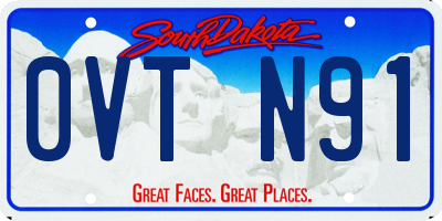 SD license plate 0VTN91