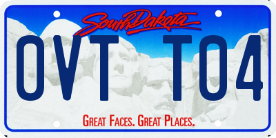 SD license plate 0VTT04
