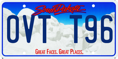SD license plate 0VTT96