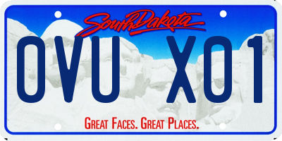SD license plate 0VUX01