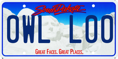 SD license plate 0WLL00