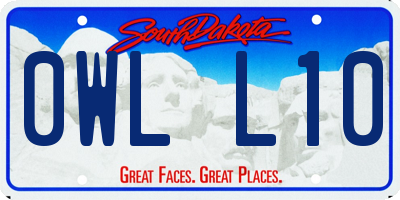 SD license plate 0WLL10