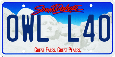 SD license plate 0WLL40