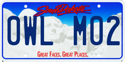SD license plate 0WLM02