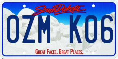 SD license plate 0ZMK06