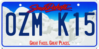 SD license plate 0ZMK15
