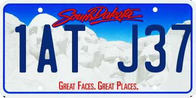 SD license plate 1ATJ37