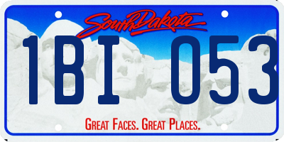 SD license plate 1BIO53