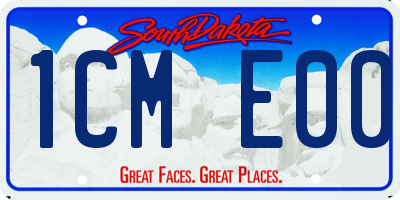 SD license plate 1CME00