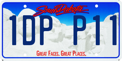 SD license plate 1DPP11