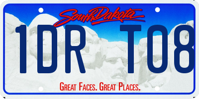 SD license plate 1DRT08