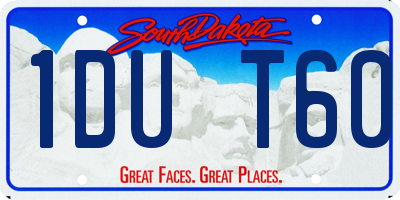 SD license plate 1DUT60