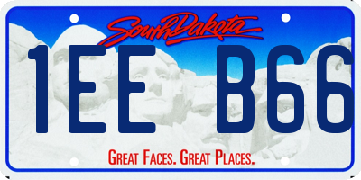 SD license plate 1EEB66