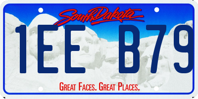 SD license plate 1EEB79