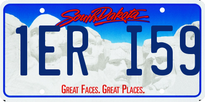 SD license plate 1ERI59