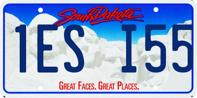 SD license plate 1ESI55