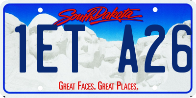 SD license plate 1ETA26