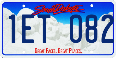 SD license plate 1ETO82