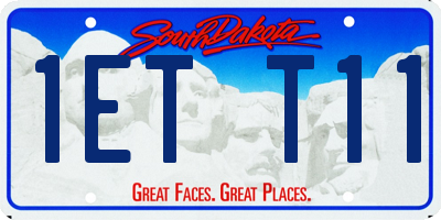 SD license plate 1ETT11