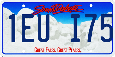 SD license plate 1EUI75