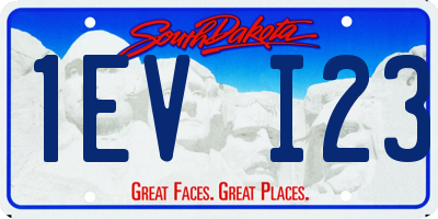 SD license plate 1EVI23