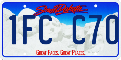 SD license plate 1FCC70