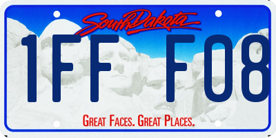 SD license plate 1FFF08