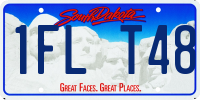 SD license plate 1FLT48