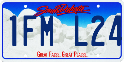 SD license plate 1FML24