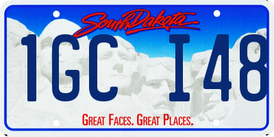 SD license plate 1GCI48