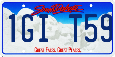 SD license plate 1GIT59