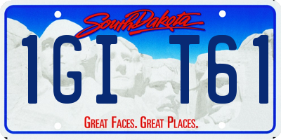 SD license plate 1GIT61
