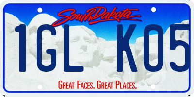SD license plate 1GLK05