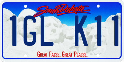 SD license plate 1GLK11