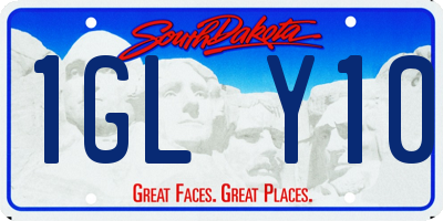 SD license plate 1GLY10