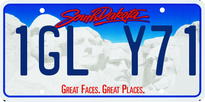 SD license plate 1GLY71