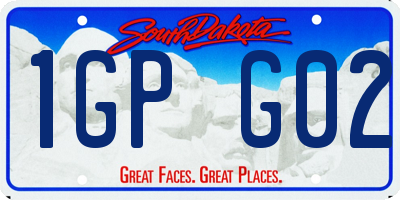 SD license plate 1GPG02
