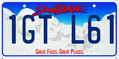 SD license plate 1GTL61