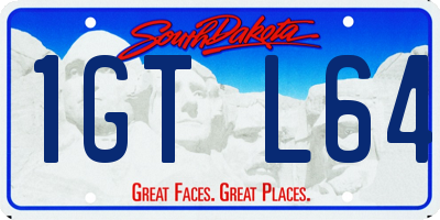 SD license plate 1GTL64
